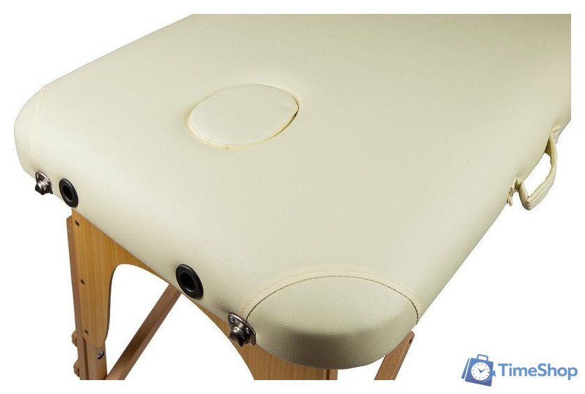 Массажный стол Atlas Sport складной 2-с деревянный 70 см (бежевый) - Изображение №4 — Интернет-магазин Time-Shop