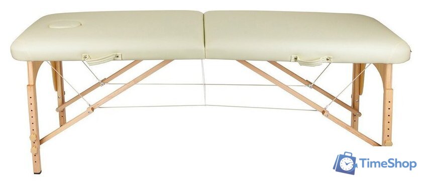 Массажный стол Atlas Sport складной 2-с деревянный 70 см (бежевый) - Изображение №3 — Интернет-магазин Time-Shop