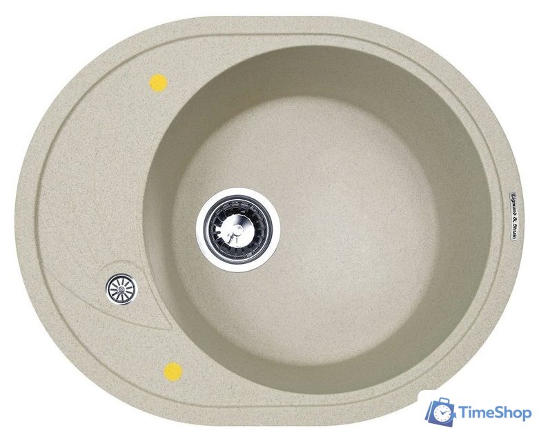 Кухонная мойка Zigmund & Shtain Kreis OV 575 (речной песок) - Изображение №1 — Интернет-магазин Time-Shop