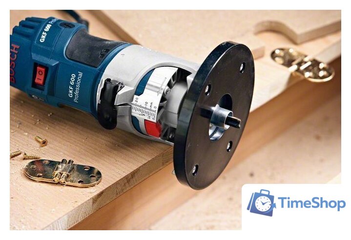 Кромочно-петельный фрезер Bosch GKF 600 Professional (060160A100) - Изображение №5 — Интернет-магазин Time-Shop