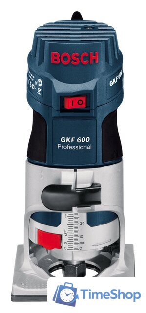 Кромочно-петельный фрезер Bosch GKF 600 Professional (060160A100) - Изображение №2 — Интернет-магазин Time-Shop
