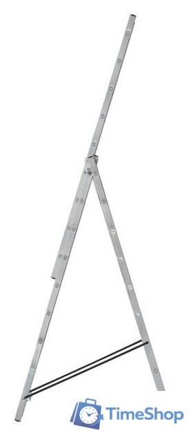 Лестница-помост FIT Трехсекционная алюминиевая 65434 - Изображение №2 — Интернет-магазин Time-Shop