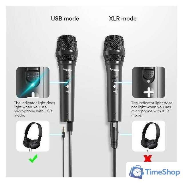 Проводной микрофон Maono AU-HD300S - Изображение №5 — Интернет-магазин Time-Shop