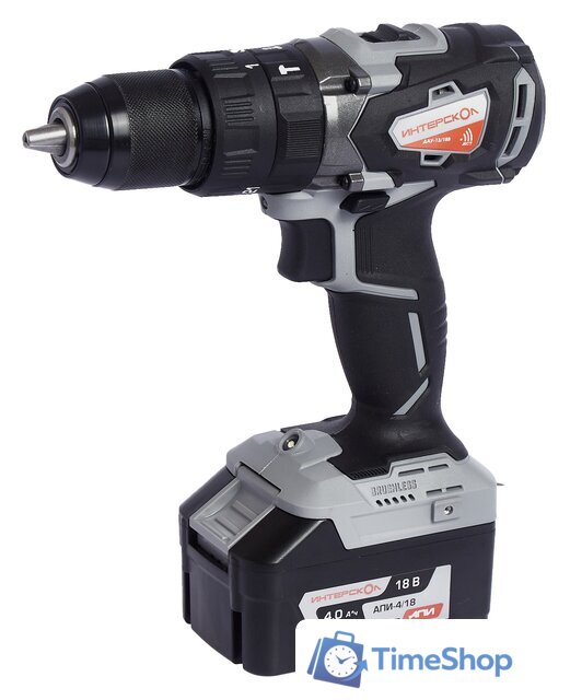 Ударная дрель-шуруповерт Интерскол ДАУ-13/18В 574.0.0.70 (без АКБ, кейс) - Изображение №1 — Интернет-магазин Time-Shop