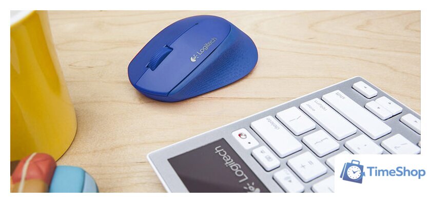 Мышь Logitech Wireless Mouse M280 Blue (910-004294) - Изображение №8 — Интернет-магазин Time-Shop