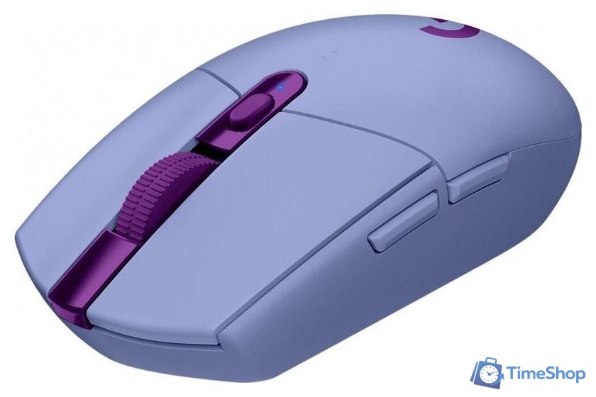 Игровая мышь Logitech G305 Lightspeed (сиреневый) - Изображение №4 — Интернет-магазин Time-Shop