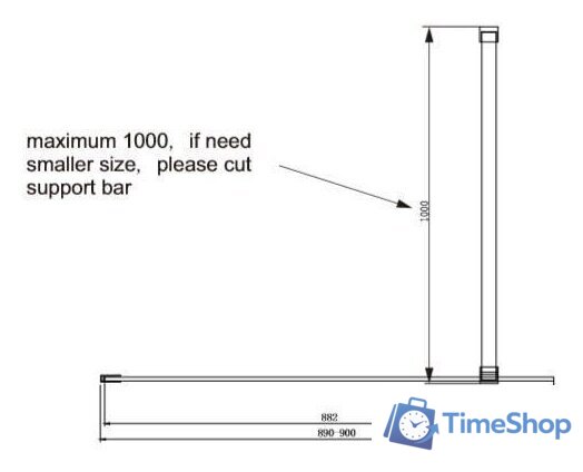 Душевая стенка Ambassador Set 15031109-ST8 - Изображение №9 — Интернет-магазин Time-Shop