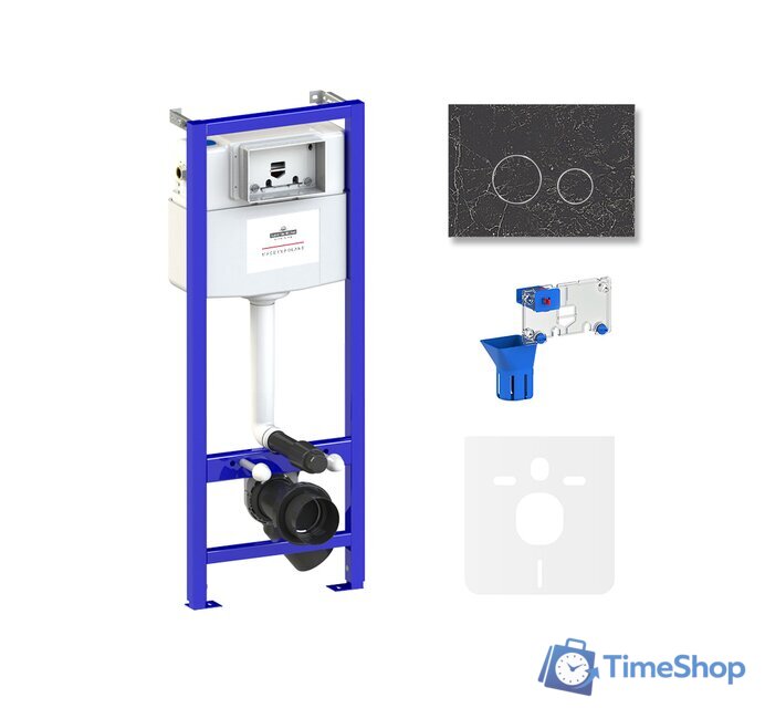 Инсталляция для унитаза Lavinia Boho Relfix 5 в 1 77010056 (greek black искусствен. камень) - Изображение №1 — Интернет-магазин Time-Shop