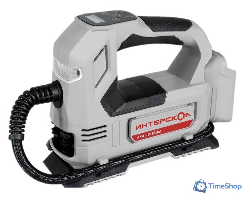 Автомобильный компрессор Интерскол АКА-10/18ЭМ 748.0.0.70 (без АКБ) - Изображение №1 — Интернет-магазин Time-Shop