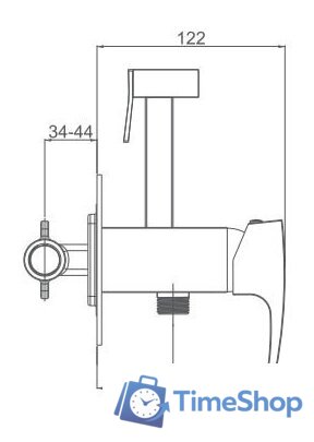Гигиенический душ Gappo G7207-6 - Изображение №2 — Интернет-магазин Time-Shop