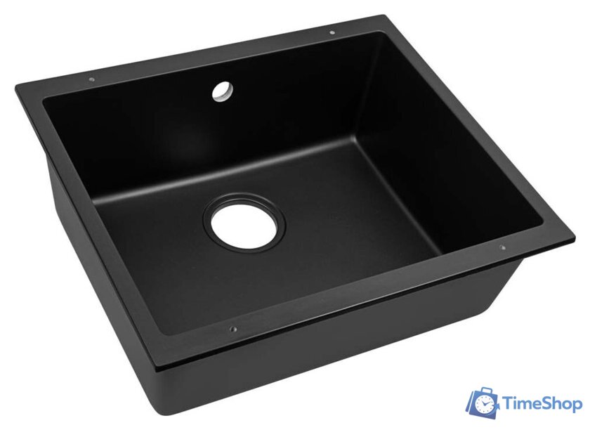 Кухонная мойка ZorG Subline 50 (черный оникс) - Изображение №2 — Интернет-магазин Time-Shop