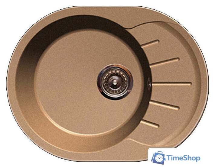 Кухонная мойка GranFest Rondo GF-R580L (терракот) - Изображение №1 — Интернет-магазин Time-Shop