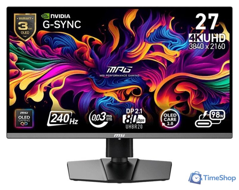 Игровой монитор MSI MPG 272URX QD-OLED - Изображение №1 — Интернет-магазин Time-Shop