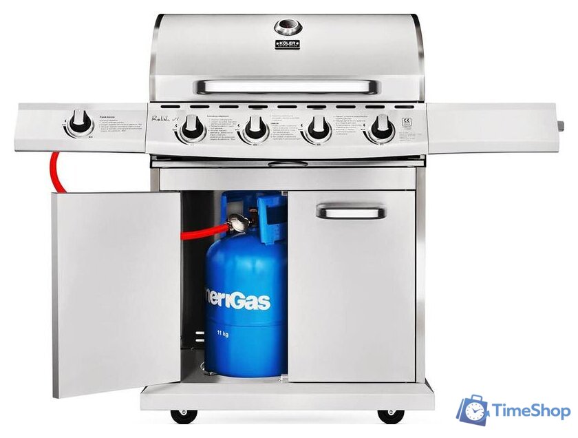 Газовый гриль для дачи Koler Relish v4 (серебристый) - Изображение №2 — Интернет-магазин Time-Shop
