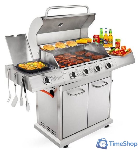 Газовый гриль для дачи Koler Relish v4 (серебристый) - Изображение №20 — Интернет-магазин Time-Shop