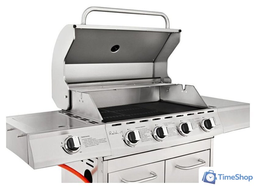Газовый гриль для дачи Koler Relish v4 (серебристый) - Изображение №6 — Интернет-магазин Time-Shop