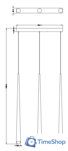 Подвесная люстра Arte Lamp Frankie A2191SP-18PB - Изображение №2 — Интернет-магазин Time-Shop