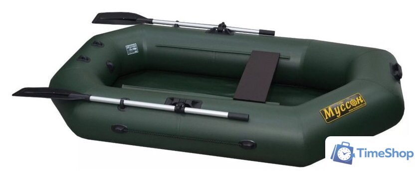 Моторно-гребная лодка Муссон S-230 (зеленый) - Изображение №3 — Интернет-магазин Time-Shop
