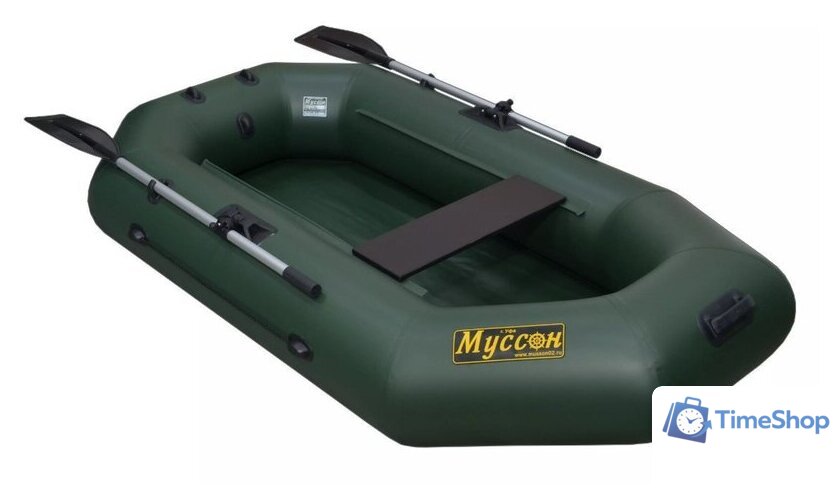 Моторно-гребная лодка Муссон S-230 (зеленый) - Изображение №4 — Интернет-магазин Time-Shop