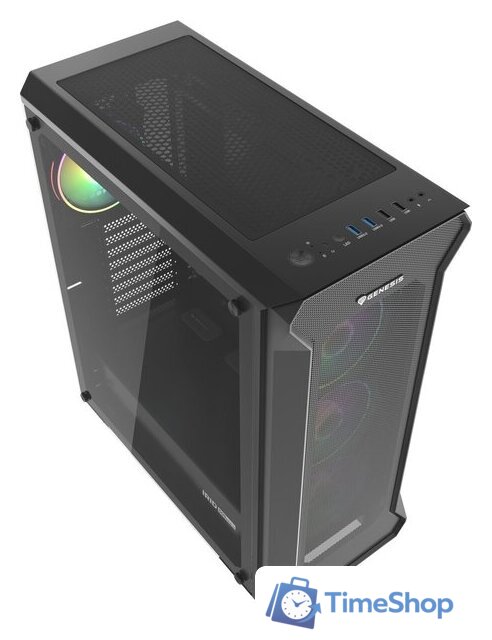 Корпус Genesis Irid 505 V2 ARGB Black NPC-1518 - Изображение №9 — Интернет-магазин Time-Shop