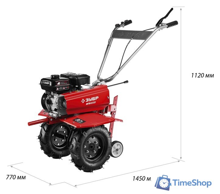 Мотоблок бензиновый Зубр МТБ-400 - Изображение №2 — Интернет-магазин Time-Shop