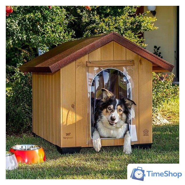 Будка Ferplast Domus Medium 87002000 - Изображение №10 — Интернет-магазин Time-Shop