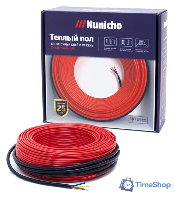 Нагревательный кабель Nunicho Etalon SHS 10 м 200 Вт - Изображение №1 — Интернет-магазин Time-Shop