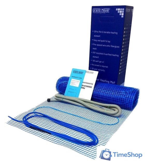 Нагревательный мат Grand Meyer THM180-100 10 кв.м. 1800 Вт - Изображение №1 — Интернет-магазин Time-Shop