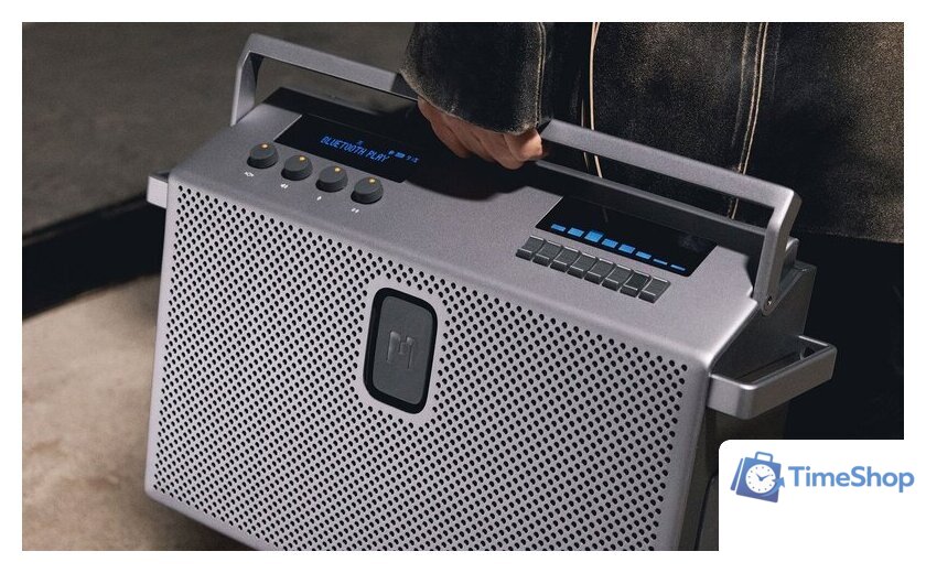 Беспроводная колонка Defunc Mondo BT Speaker Large (серебристый) - Изображение №4 — Интернет-магазин Time-Shop