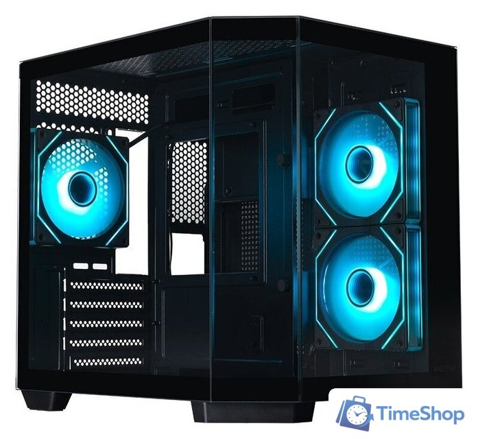 Корпус XASTRA QT400M 3ARGB-C6-AC (черный) - Изображение №2 — Интернет-магазин Time-Shop