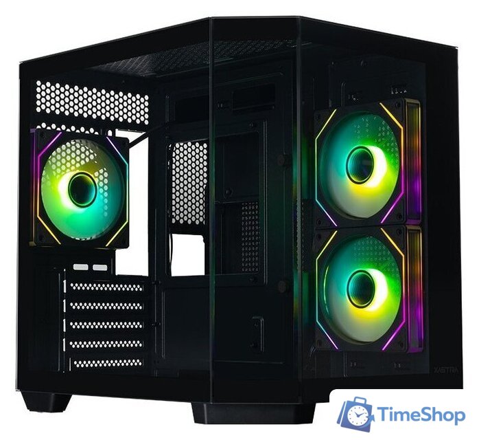 Корпус XASTRA QT400M 3ARGB-C6-AC (черный) - Изображение №1 — Интернет-магазин Time-Shop