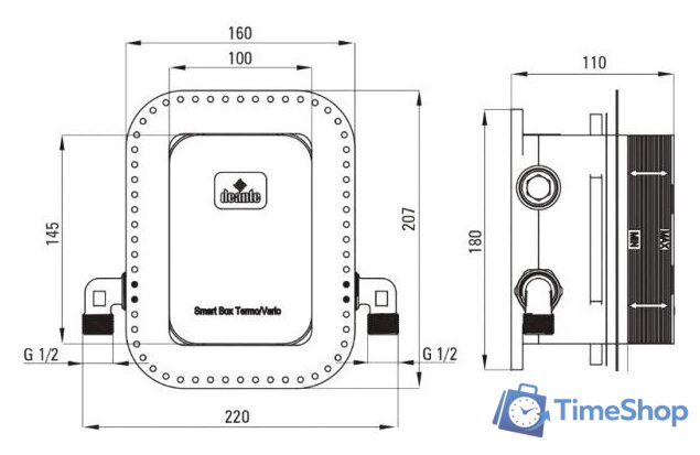 Душевая система  Deante N01M - Изображение №3 — Интернет-магазин Time-Shop