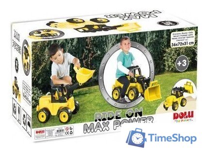 Каталка Dolu Экскаватор с передним ковшом 7134 - Изображение №4 — Интернет-магазин Time-Shop