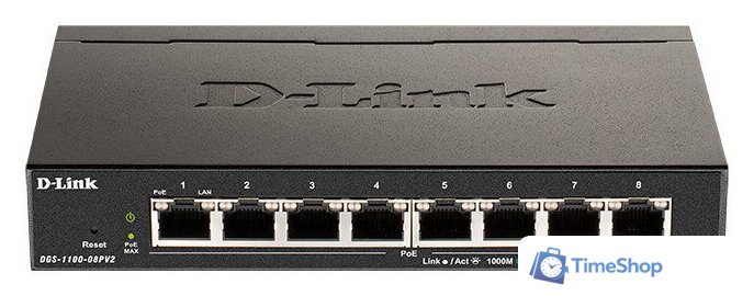 Управляемый коммутатор 2-го уровня D-Link DGS-1100-08PV2/A4A - Изображение №2 — Интернет-магазин Time-Shop