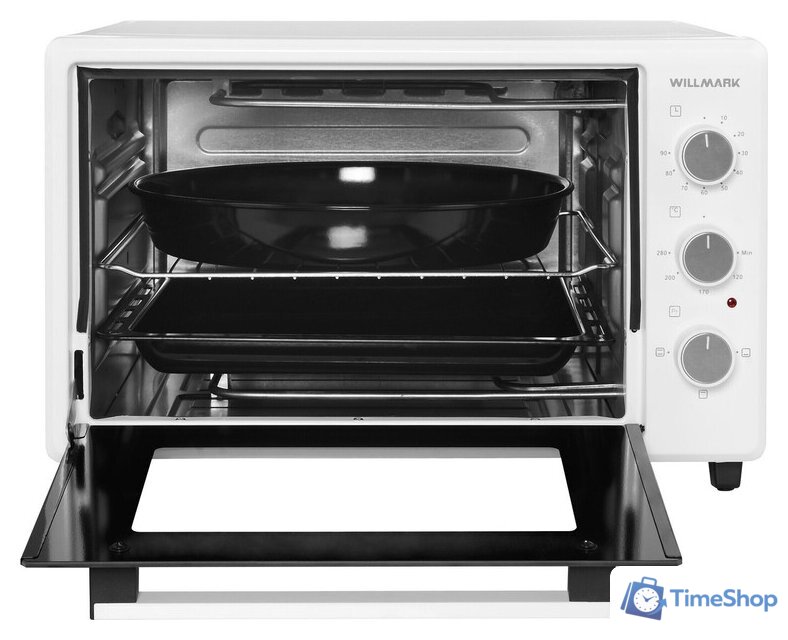 Мини-печь Willmark WOF-405W - Изображение №3 — Интернет-магазин Time-Shop