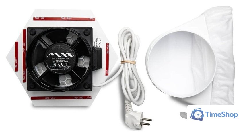 Вытяжка маникюрная Max Storm 6 32Вт Max MS6IW (белый) - Изображение №5 — Интернет-магазин Time-Shop