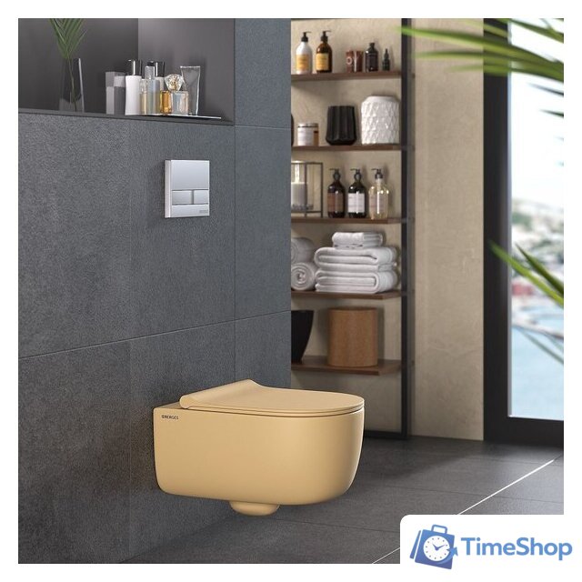 Унитаз подвесной Berges Wasserhaus Ego XL Rimless 083211 (с сиденьем) - Изображение №2 — Интернет-магазин Time-Shop