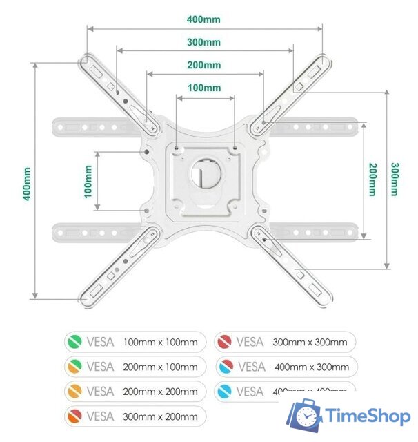 Кронштейн для телевизора Onkron M4 (белый) - Изображение №4 — Интернет-магазин Time-Shop