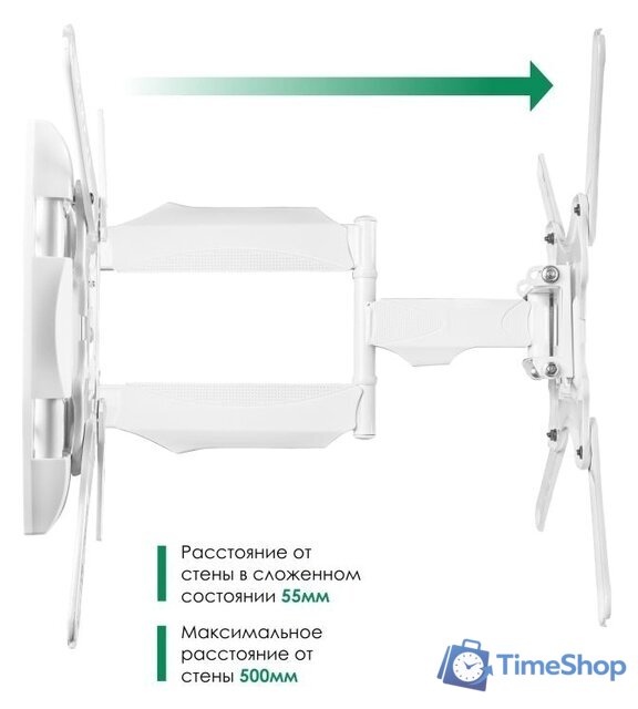 Кронштейн для телевизора Onkron M4 (белый) - Изображение №2 — Интернет-магазин Time-Shop