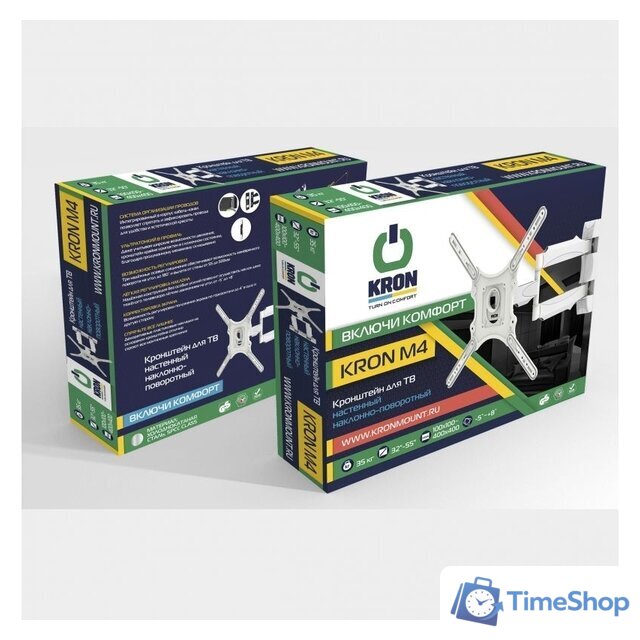 Кронштейн для телевизора Onkron M4 (белый) - Изображение №12 — Интернет-магазин Time-Shop