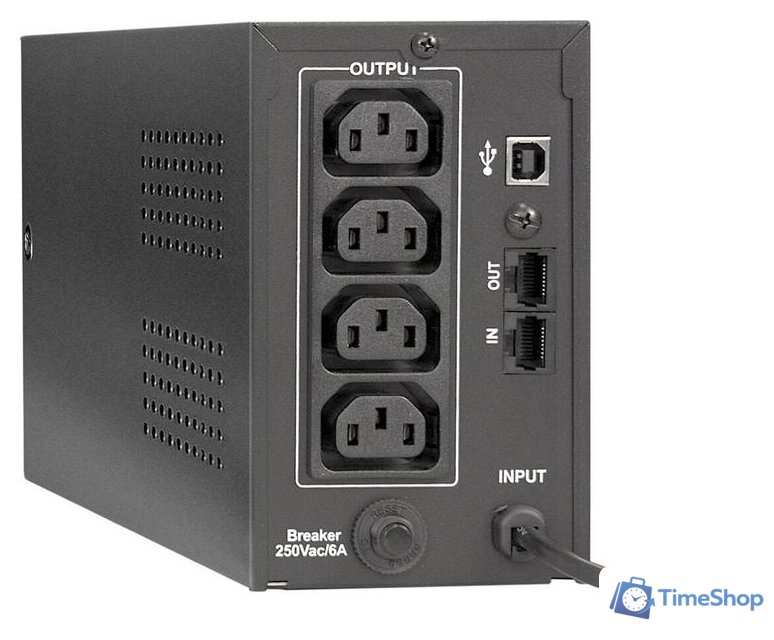 Источник бесперебойного питания ExeGate Power Back BNB-850.LED.AVR.C13.RJ.USB - Изображение №2 — Интернет-магазин Time-Shop