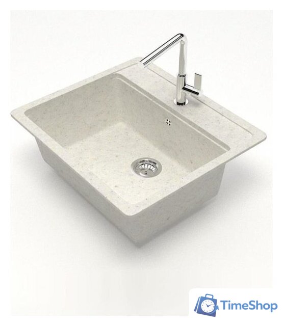 Кухонная мойка Teymi Helmi 57x50 T120109 (белый матовый) - Изображение №2 — Интернет-магазин Time-Shop