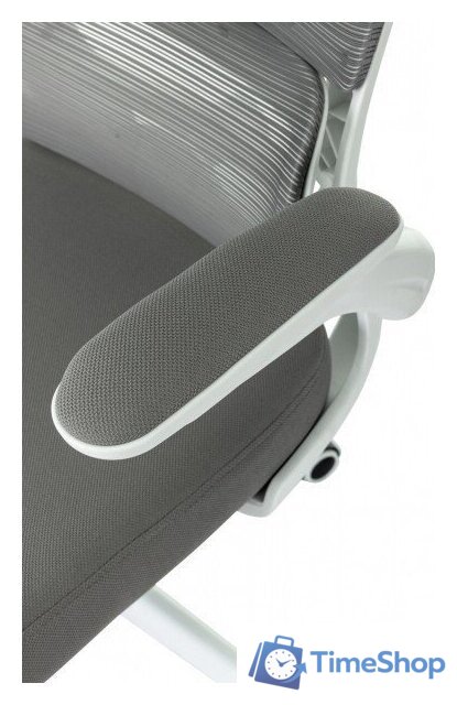 Офисное кресло Бюрократ Sigma WH 1 (серый) - Изображение №6 — Интернет-магазин Time-Shop