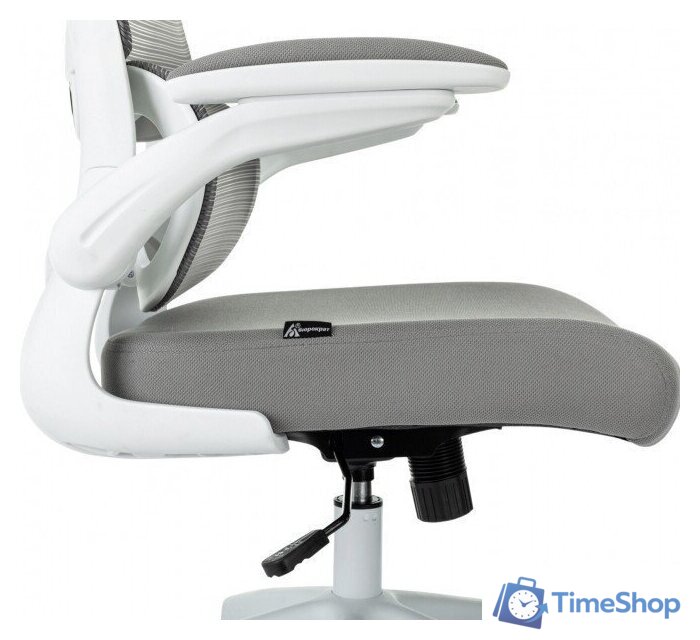 Офисное кресло Бюрократ Sigma WH 1 (серый) - Изображение №12 — Интернет-магазин Time-Shop