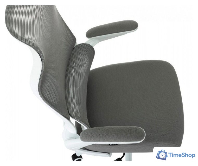 Офисное кресло Бюрократ Sigma WH 1 (серый) - Изображение №9 — Интернет-магазин Time-Shop