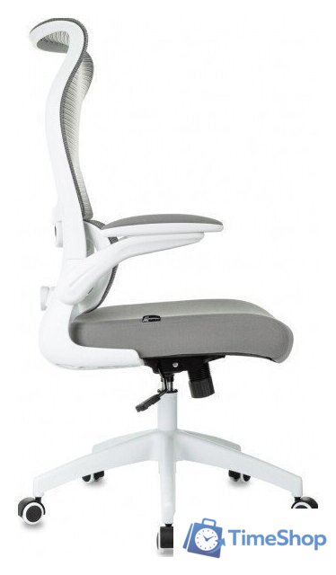 Офисное кресло Бюрократ Sigma WH 1 (серый) - Изображение №4 — Интернет-магазин Time-Shop