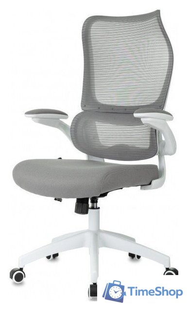 Офисное кресло Бюрократ Sigma WH 1 (серый) - Изображение №3 — Интернет-магазин Time-Shop