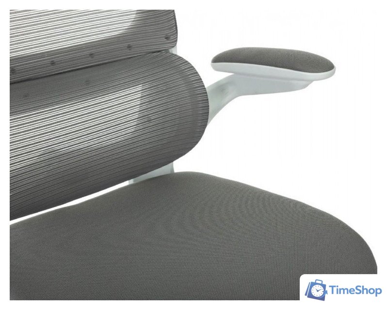 Офисное кресло Бюрократ Sigma WH 1 (серый) - Изображение №8 — Интернет-магазин Time-Shop