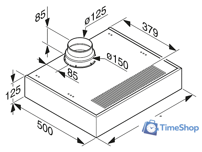 Кухонная вытяжка Miele DA 1260 (нержавеющая сталь) - Изображение №5 — Интернет-магазин Time-Shop