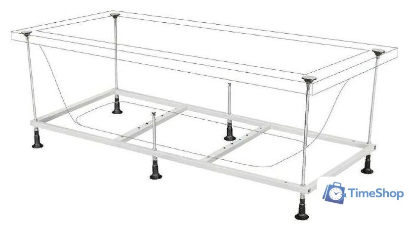 Ванна Berges Wasserhaus Nelu 170x75 050023 - Изображение №4 — Интернет-магазин Time-Shop